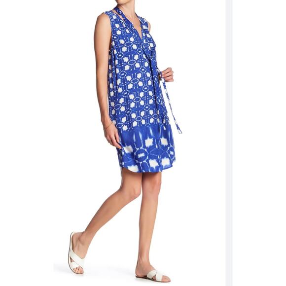 Velvet by Graham and Spencer Shift Dress Resortwear Lightweight Small Blue - Picture 3 of 14